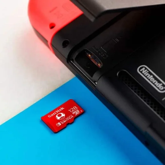 Mario Kart Nintendo Switch 128gb Sandisk Micro Card SD Bundle - Picture 12 of 12